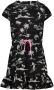 29FT jurk met all over print en volant zwart wit Meisjes Katoen Ronde hals 152-158 - Thumbnail 1