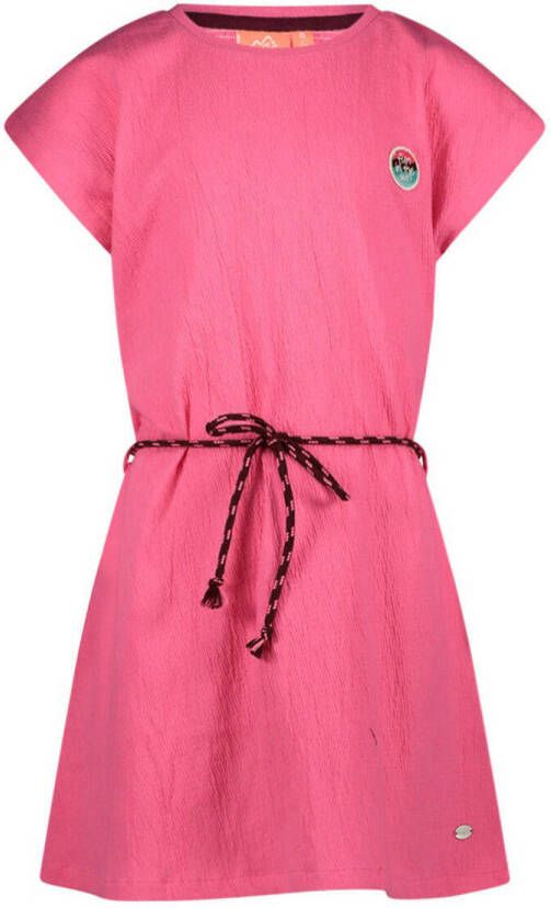 29FT jurk roze Meisjes Katoen Ronde hals Effen 164-170
