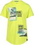 29FT T-shirt met printopdruk limegroen Jongens Polyester Ronde hals Printopdruk 128-134 - Thumbnail 1