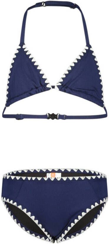 29FT triangel bikini donkerblauw Meisjes Polyester Effen 140-146