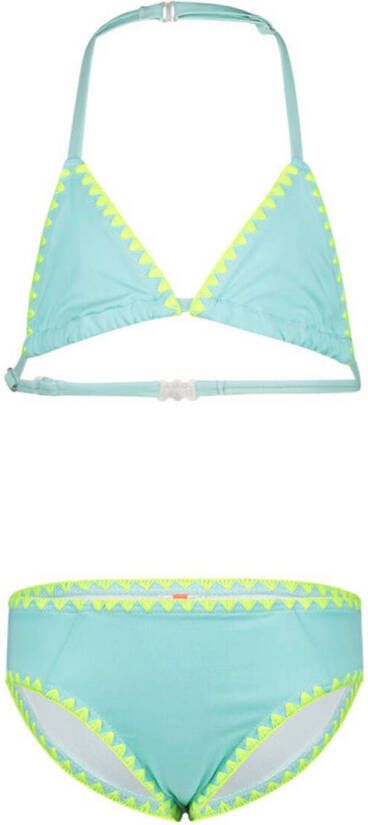 29FT triangel bikini lichtblauw Meisjes Polyester Effen 140-146