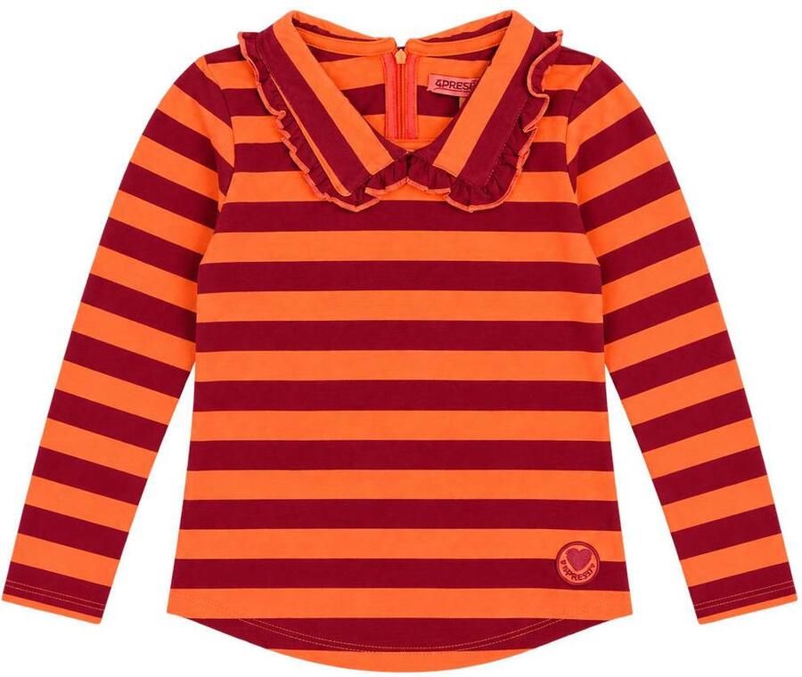 4PRESIDENT Longsleeve Irene Poppy red stripe