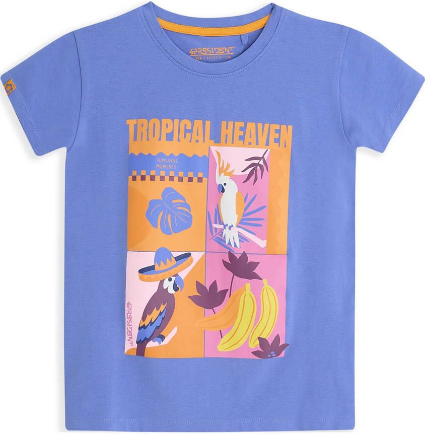 4PRESIDENT T-shirt blauw