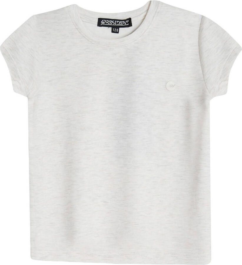 4PRESIDENT T-shirt grijs melange