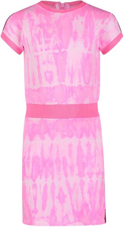 4PRESIDENT tie-dye jurk Dora roze
