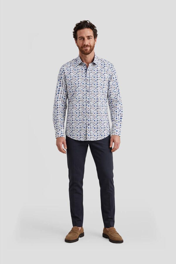 A fish named Fred regular fit casual overhemd met print wit - Foto 2