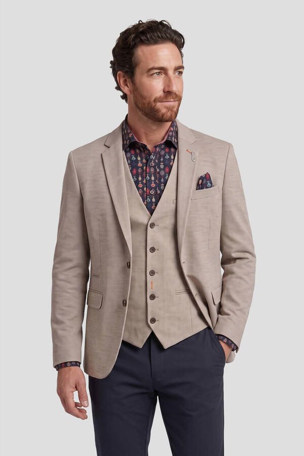 A fish named Fred regular fit colbert beige