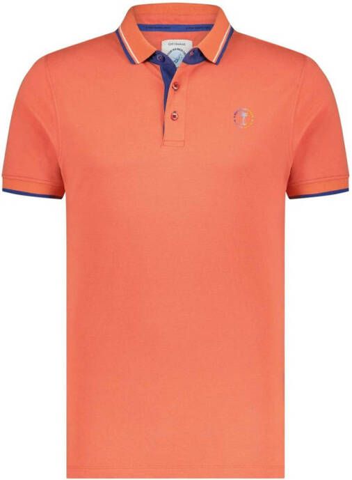 A fish named Fred regular fit polo Brasil coral