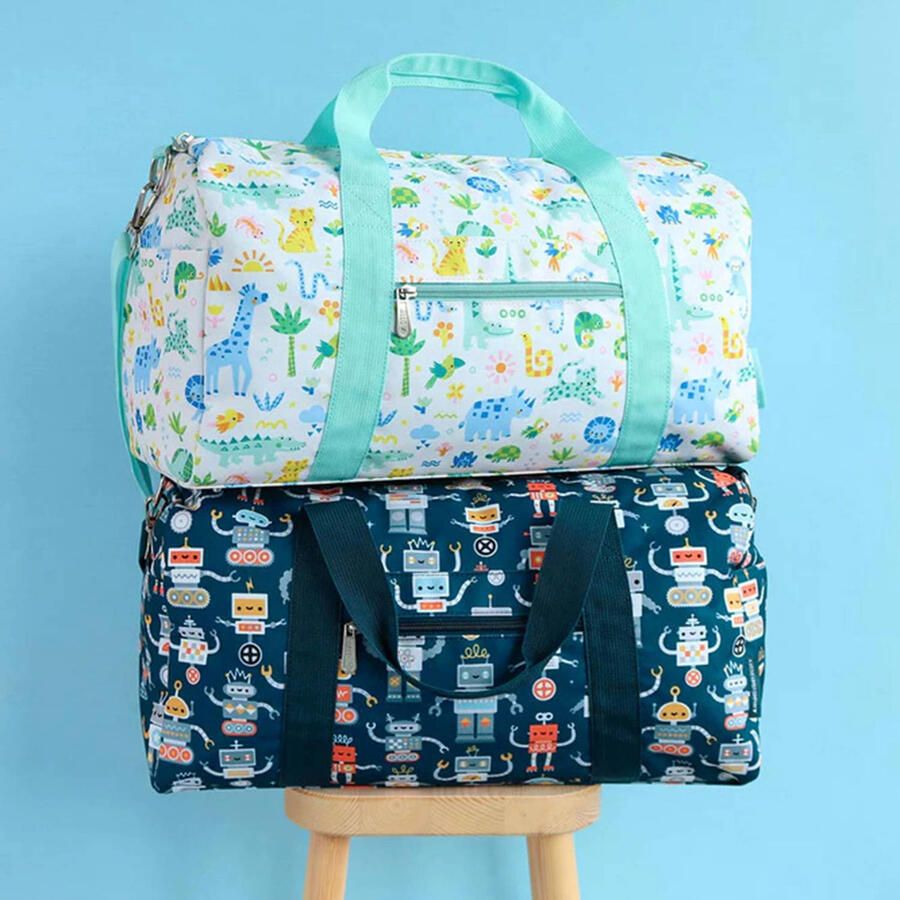 A Little Lovely Company rugzak Sam Jungle mintgroen - Foto 2