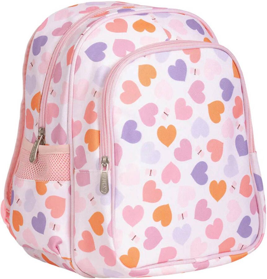 A Little Lovely Company rugzak Noa Hearts roze - Foto 2