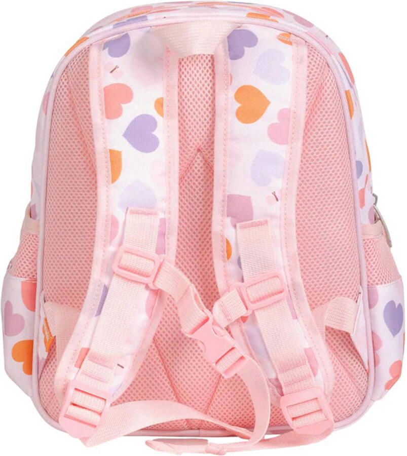 A Little Lovely Company rugzak Noa Hearts roze - Foto 3