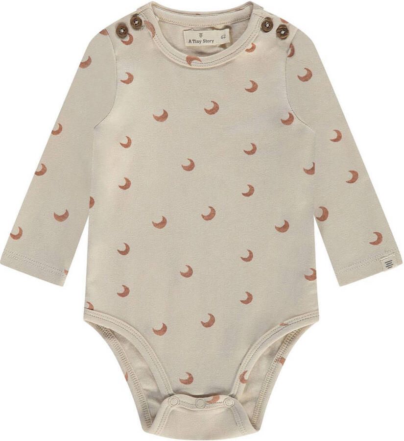 A Tiny Story romper beige camel