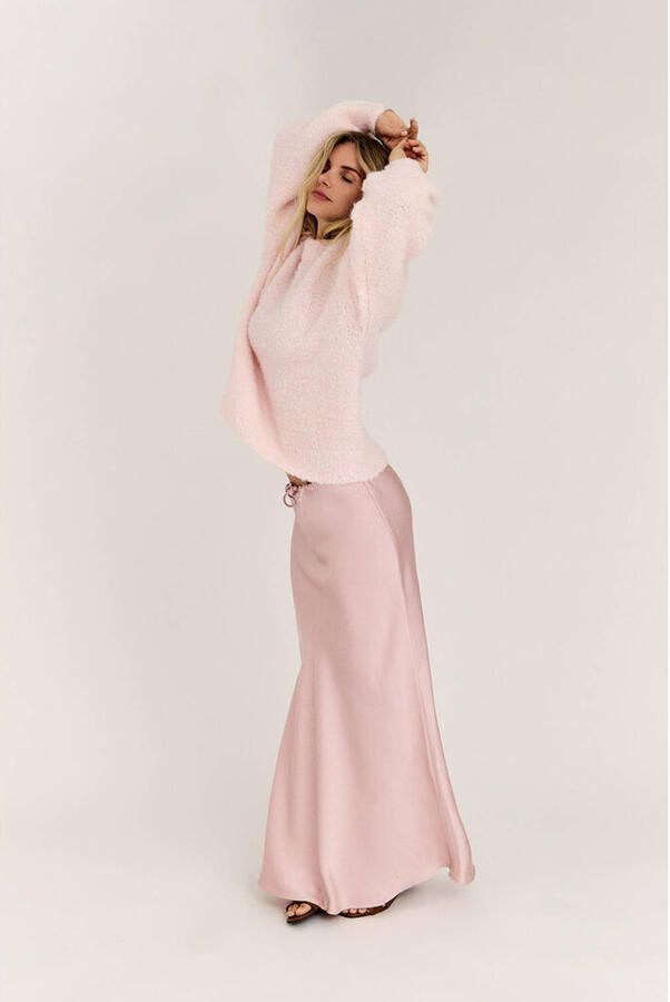 A-View maxi rok lichtroze - Foto 2