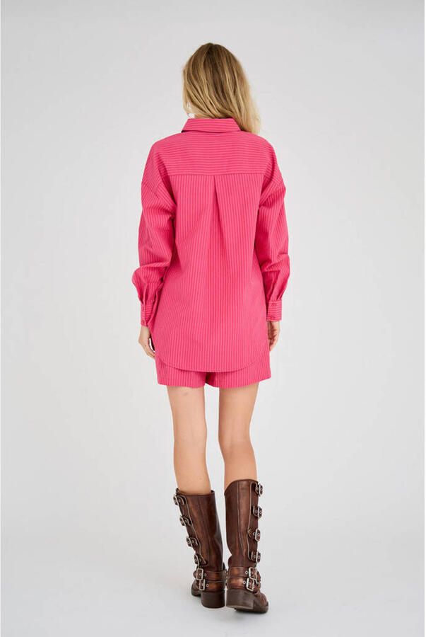 A-View straight regular waist casual short roze
