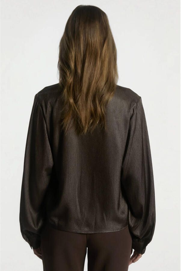 AAIKO Dames Blouses Liv Pes 516 Bruin - Foto 7