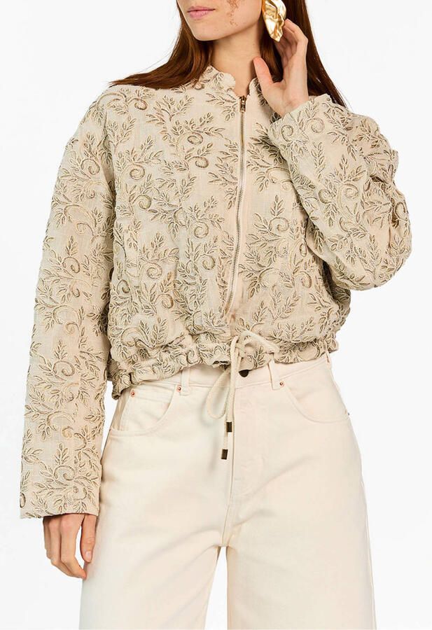 AAIKO Dames Blazers Solane 3d Tba Beige - Foto 6
