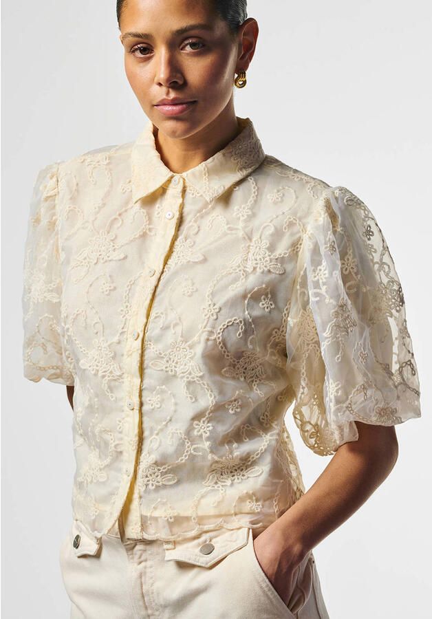 AAIKO Dames Blouses Andra Pa 503 Creme - Foto 5