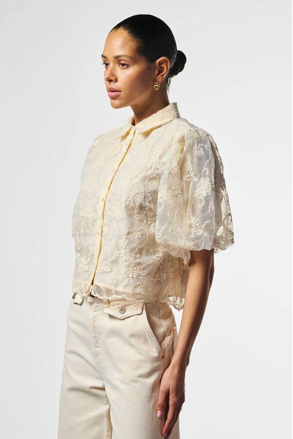 AAIKO Dames Blouses Andra Pa 503 Creme - Foto 7