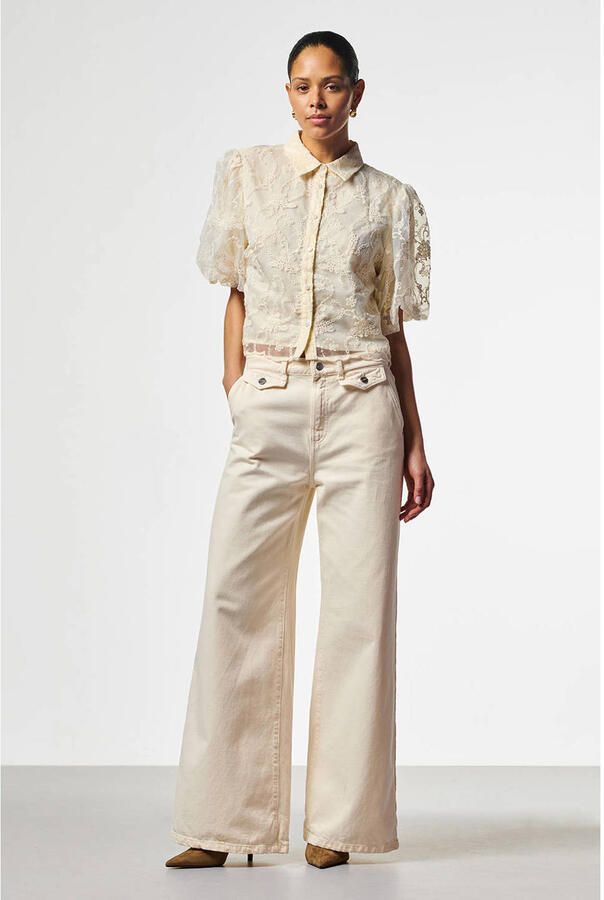 AAIKO Dames Blouses Andra Pa 503 Creme - Foto 6