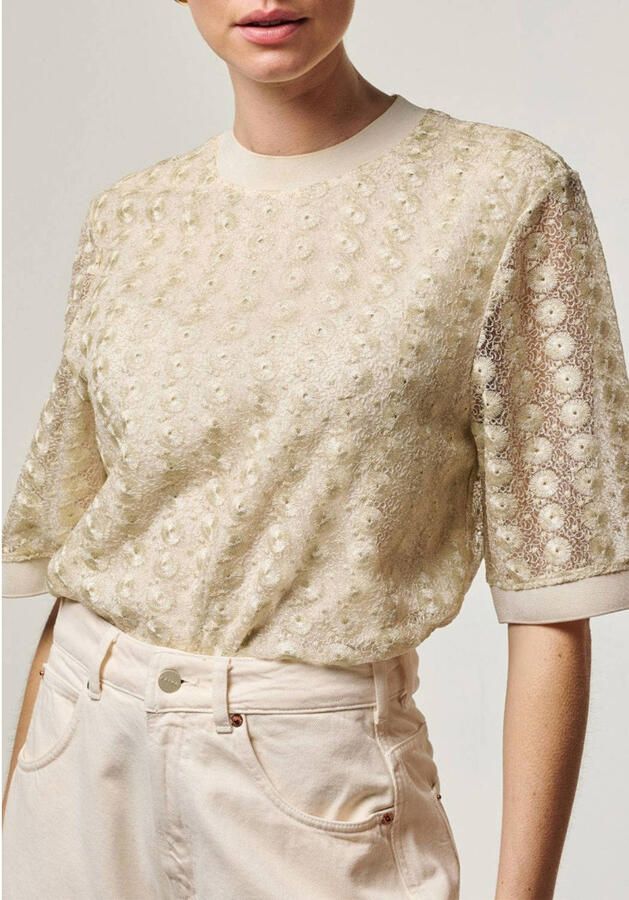 AAIKO Dames Tops & T-shirts Julice Ny 521 Creme - Foto 5
