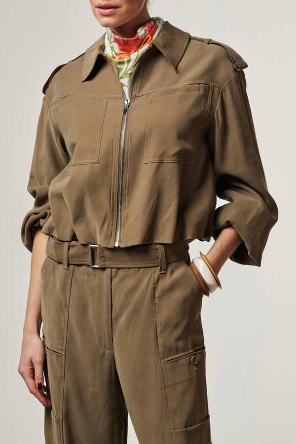 AAIKO Dames Blazers Rosalie Ten 545 Khaki - Foto 5