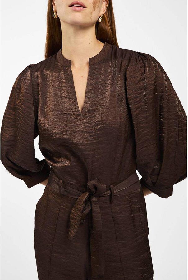 AAIKO Dames Jumpsuits Hellen Shine Vis 521 Bruin - Foto 5