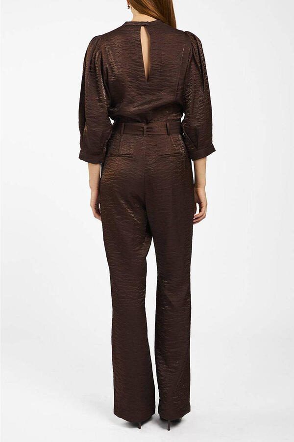 AAIKO Dames Jumpsuits Hellen Shine Vis 521 Bruin - Foto 6