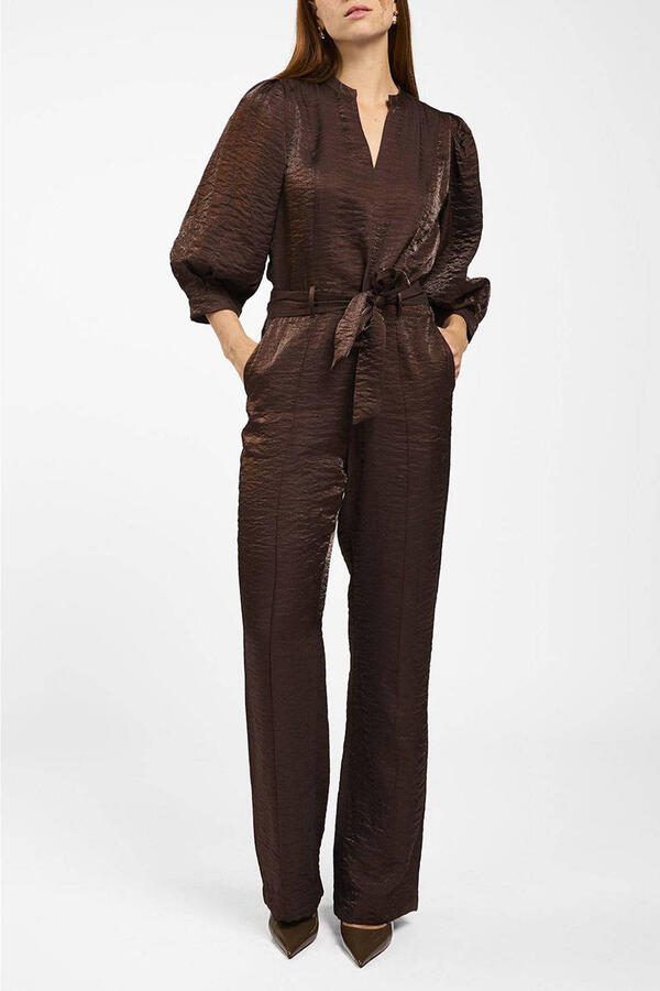 AAIKO Dames Jumpsuits Hellen Shine Vis 521 Bruin - Foto 7