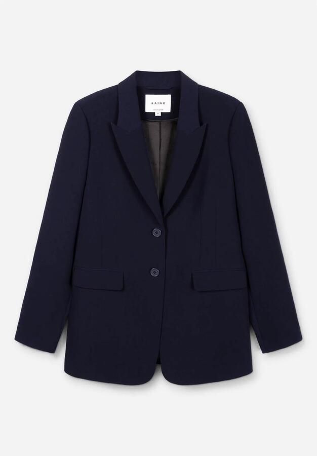Aaiko regular blazer donkerblauw - Foto 2