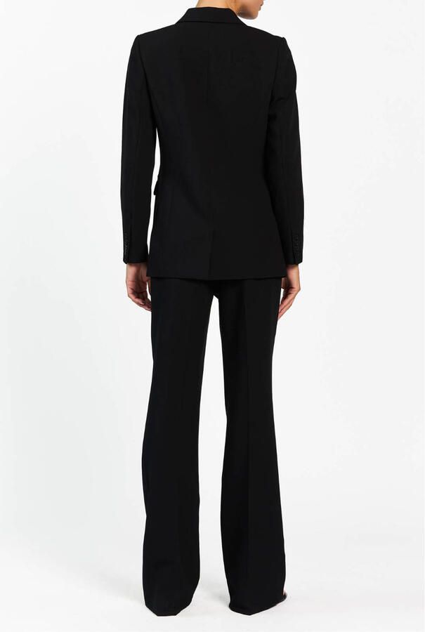 Aaiko straight regular waist pantalon donkerblauw - Foto 2