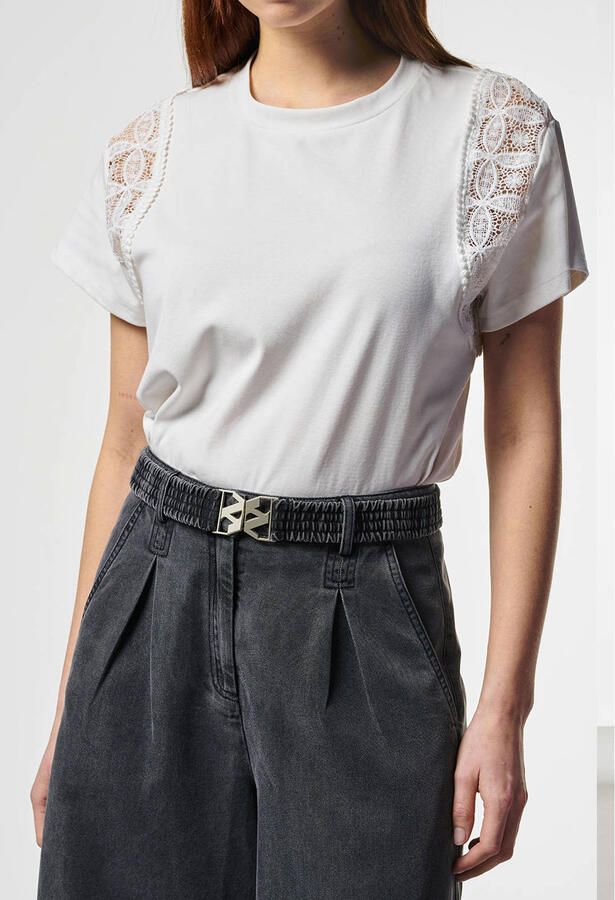AAIKO Dames Blouses Ceyda Co 177 Wit - Foto 6