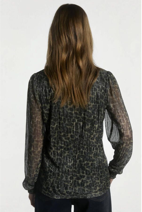 AAIKO Dames Tops & T-shirts Tory Animal Pes 554 Donkergroen - Foto 2