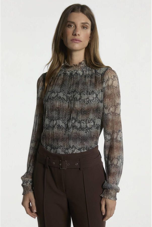 AAIKO Dames Blouses Tory Snake Pes 554 Multi - Foto 5
