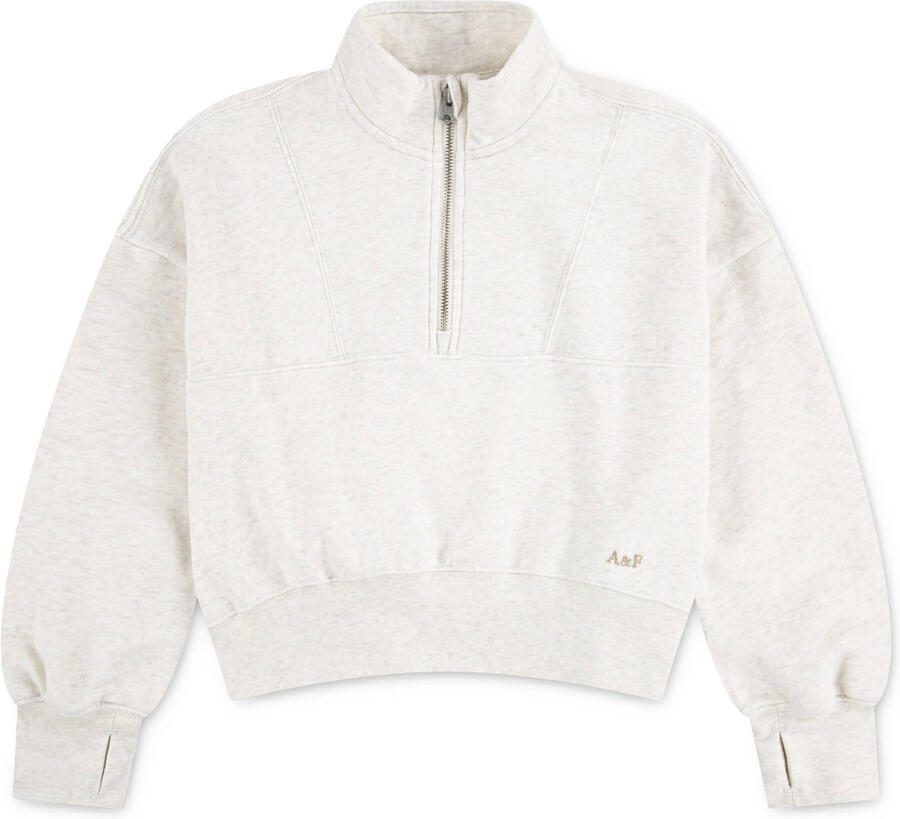 Abercrombie & Fitch fleecetrui ecru