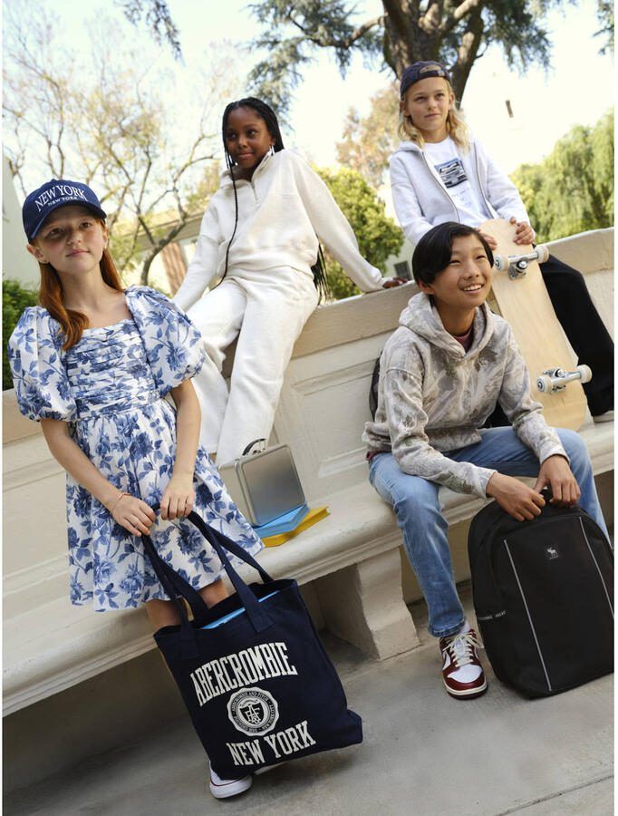 Abercrombie & Fitch fleecetrui ecru - Foto 2