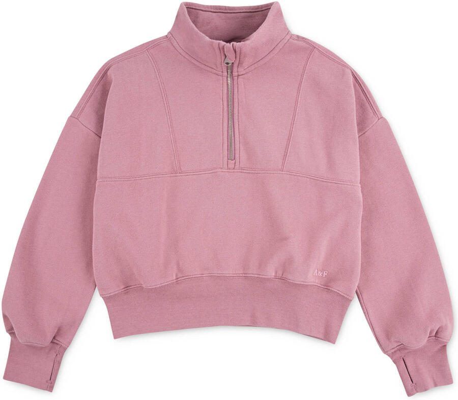 Abercrombie & Fitch fleecetrui roze