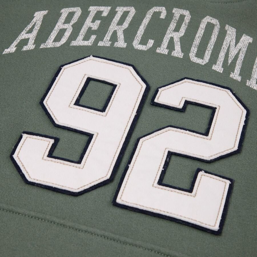 Abercrombie & Fitch hoodie met print groen - Foto 2
