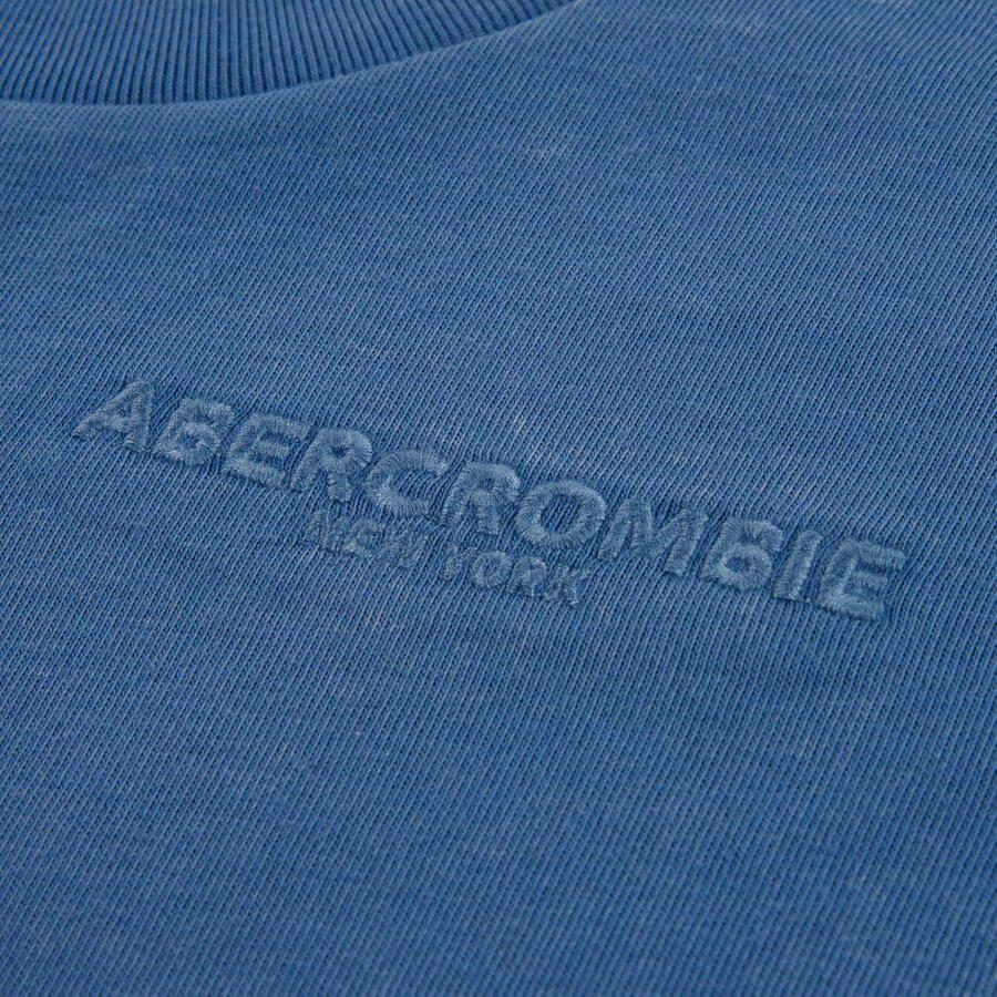 Abercrombie & Fitch jersey T-shirt blauw - Foto 2