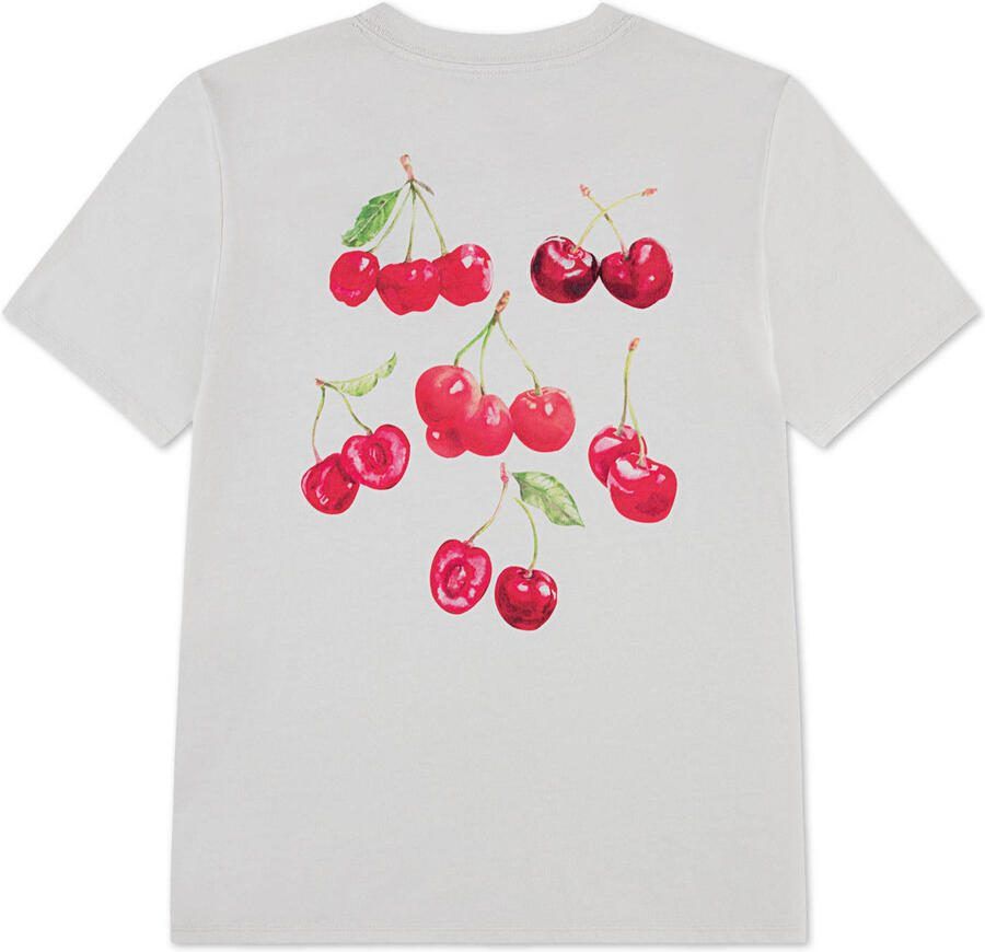 Abercrombie & Fitch jersey T-shirt met backprint wit - Foto 3