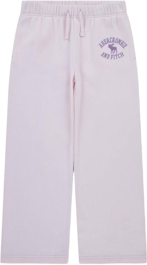 Abercrombie & Fitch joggingbroek met logo lichtroze