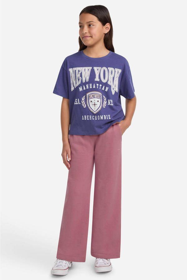 Abercrombie & Fitch joggingbroek roze Meisjes Sweat Effen maat 110-116 - Foto 2