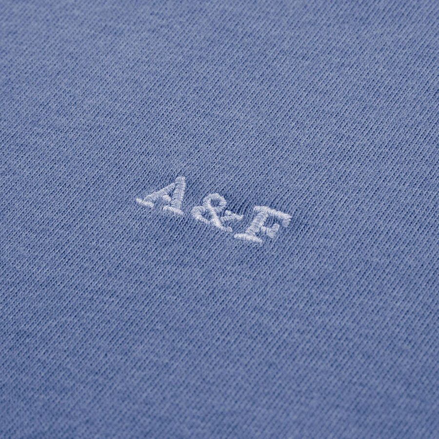Abercrombie & Fitch longsleeve grijs blauw roze (set van 3) - Foto 2