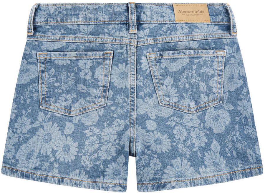 Abercrombie & Fitch regular waist gebloemde short light blue denim - Foto 3