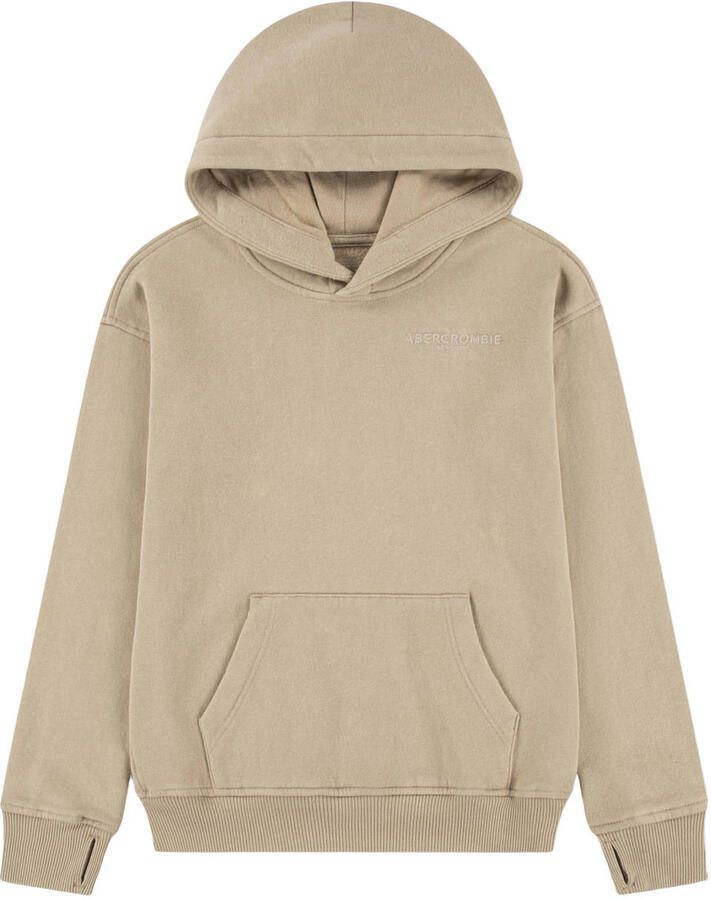 Abercrombie & Fitch sweater beige Effen maat 146-152