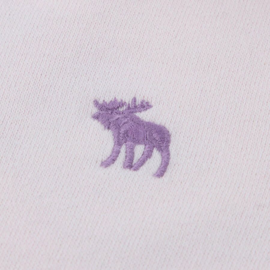 Abercrombie & Fitch sweater met backprint lichtroze Backprint - Foto 2