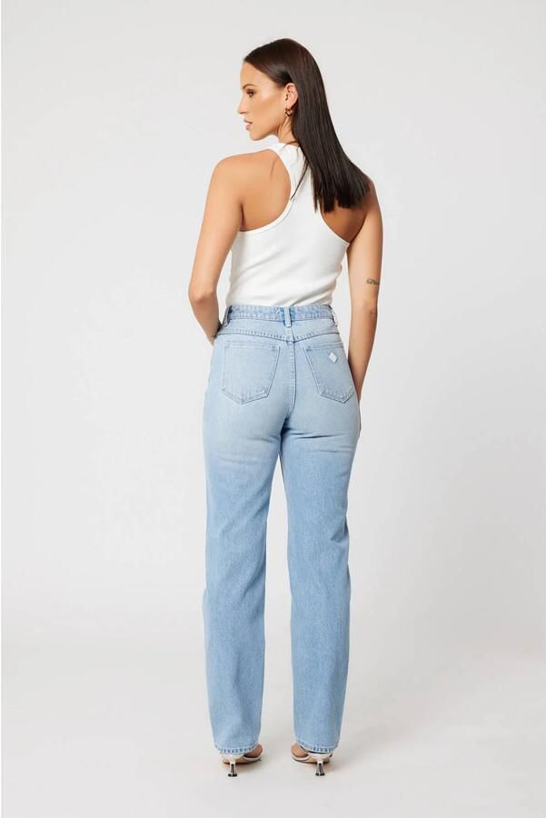 ABRAND JEANS Dames Jeans High Straight Gia Blauw - Foto 5