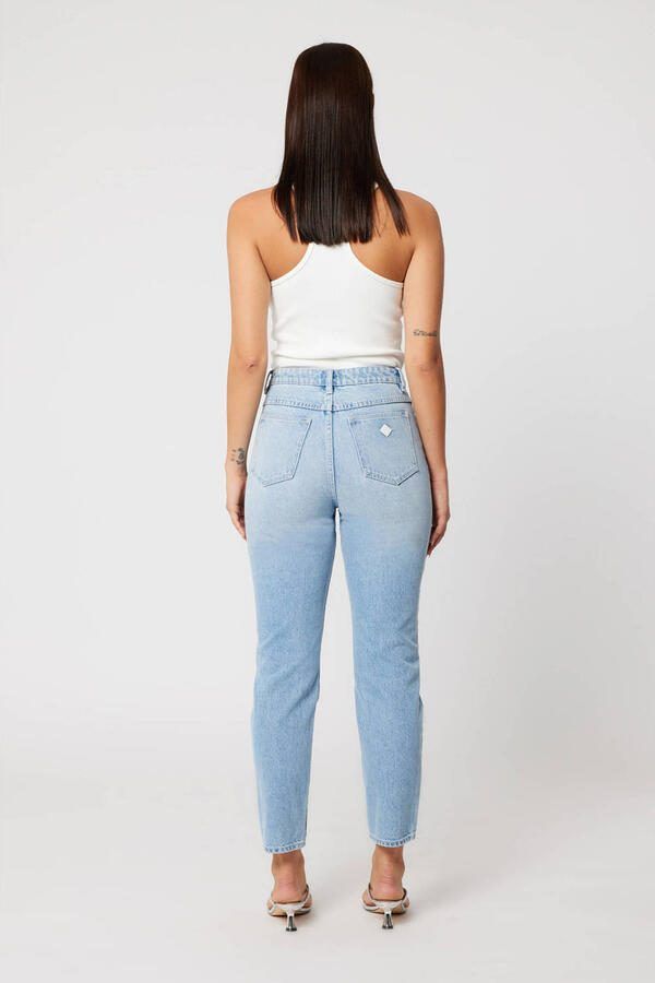 Abrand Jeans high waist slim fit jeans light blue denim - Foto 2