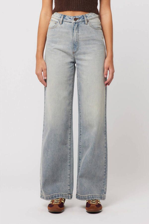 Abrand Jeans high waist wide leg jeans light blue denim - Foto 7