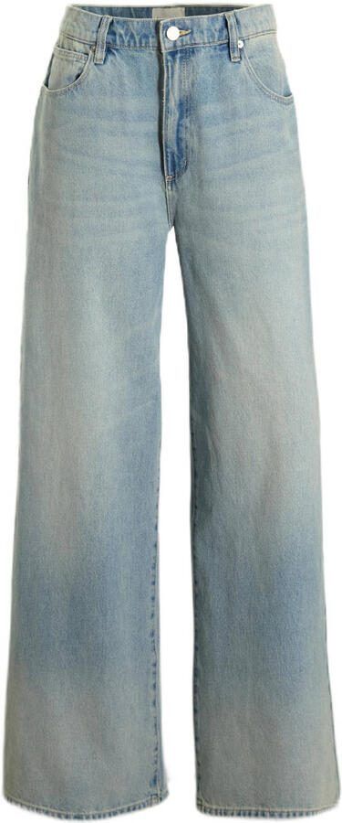 Abrand Jeans regular waist wide leg jeans light blue denim