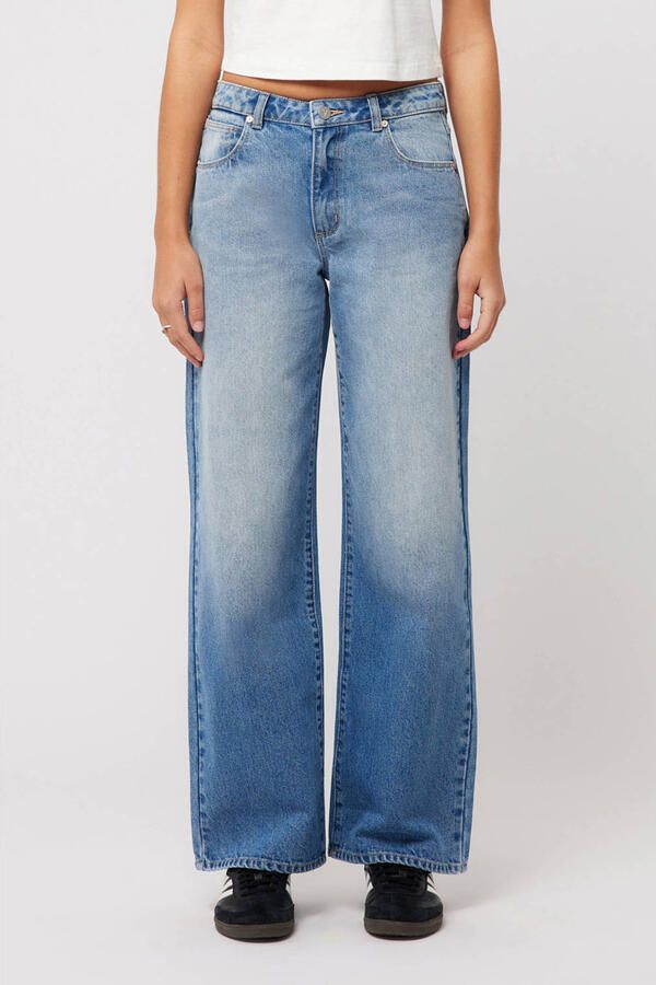 ABRAND JEANS Dames Jeans 95 Mid Baggy Jenna Blauw - Foto 6